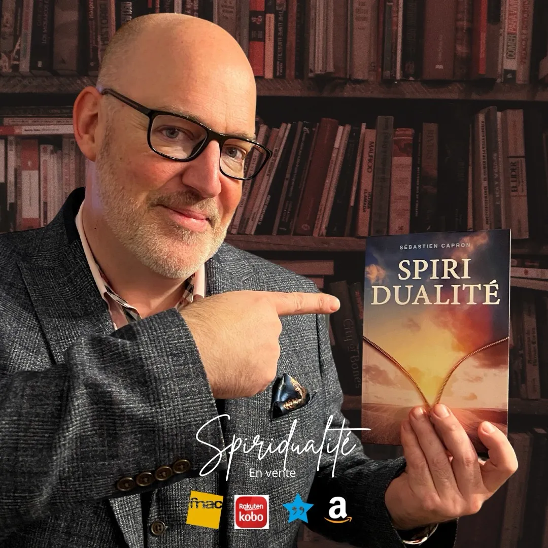 Sébastien Capron présentant son livre Spiridualité